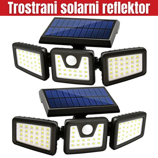 Trostrani solarni reflektor