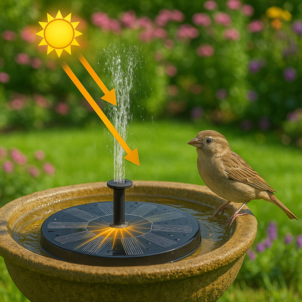 Čarobna solarna fontana