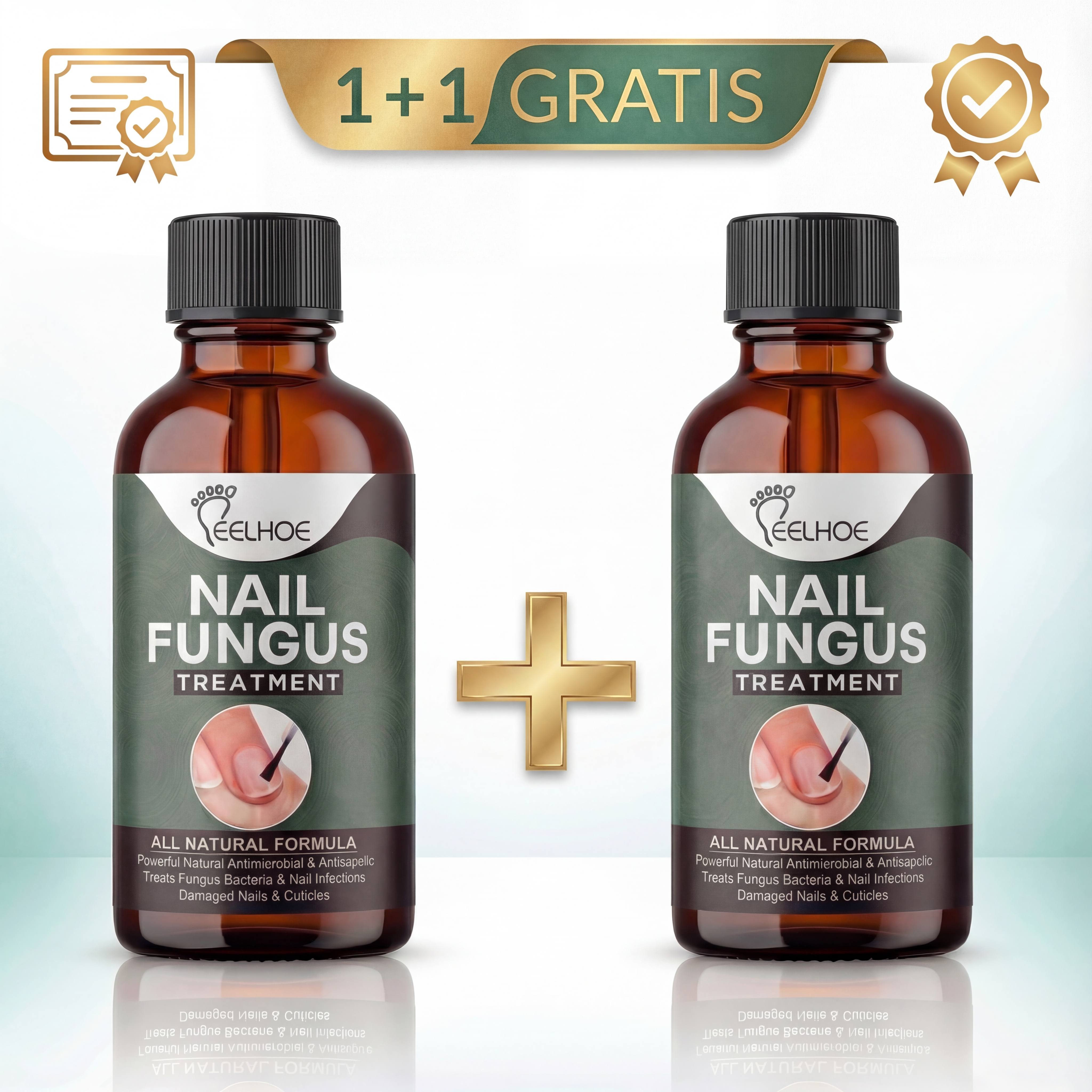Magični Sprej za Uklanjanje Gljivica 1+1 GRATIS